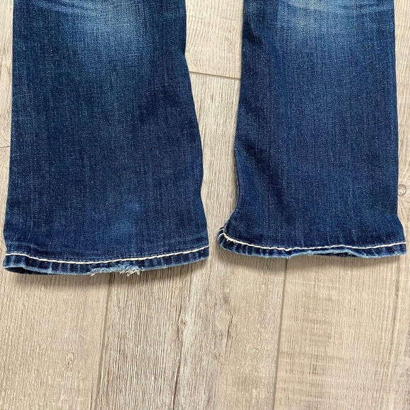 ROCK REVIVAL 26 ROSELIN BOOT CUT JEANS FLAP POCKETS CHUNKY STITCHING - Picture 12 of 12